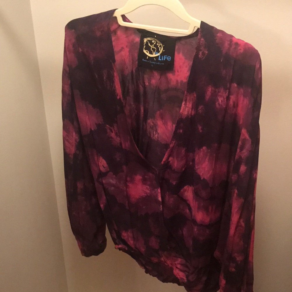 Blue Life blouse